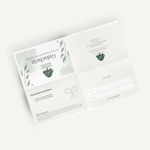 VITAWELL ReformShop VITAWELL ReformShop Geschenkgutschein