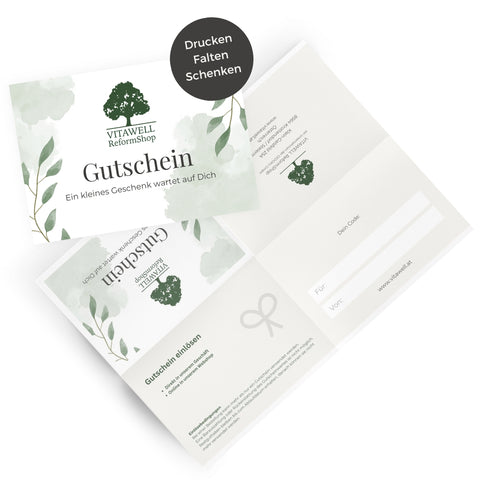 VITAWELL ReformShop VITAWELL ReformShop Geschenkgutschein