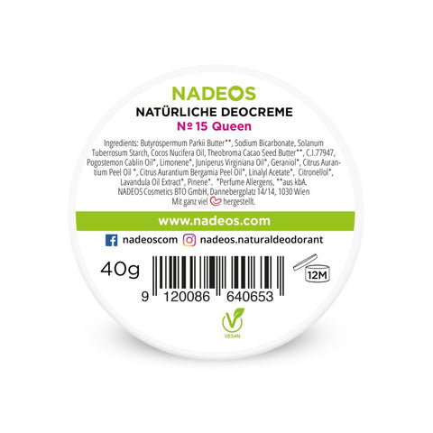 Nadeos NADEOS Natürliche Deocreme Queen 40g