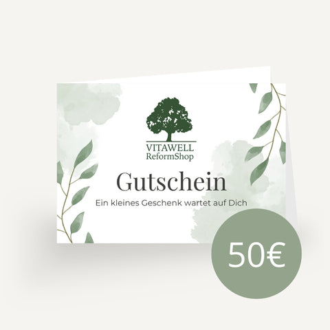 VITAWELL ReformShop VITAWELL ReformShop Geschenkgutschein 50,00 €