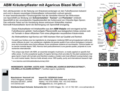 Kenrico ABM Kräuterpflaster mit Agaricus Blazei Murill