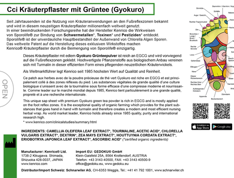 Kenrico CCi Kräuterpflaster mit Grüntee